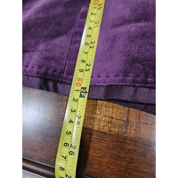 Coldwater Creek Purple Velvet Jacket Women’s Sz 16 Zip Front Classic Jewel tones - Picture 6 of 6
